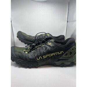 La Sportiva Bushido II 2073-C Mens 13 Green Black Trail Hiking Shoes